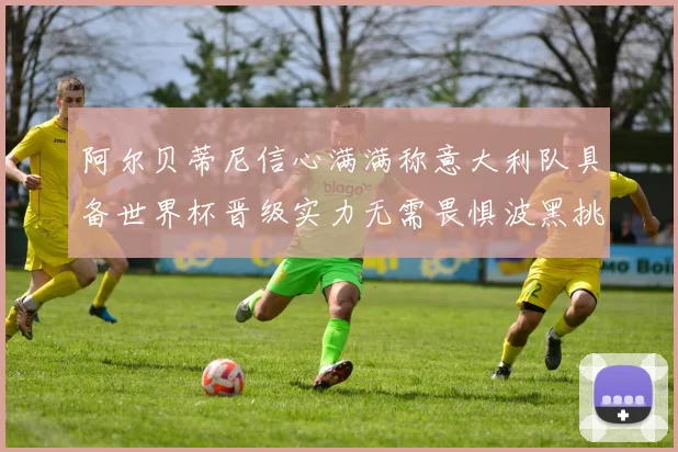 阿尔贝蒂尼信心满满称意大利队具备世界杯晋级实力无需畏惧波黑挑战